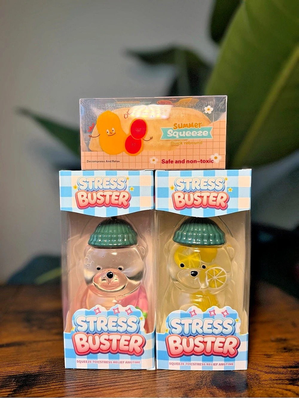 Stress Buster Squeeze with Crunchy Corn Squishy